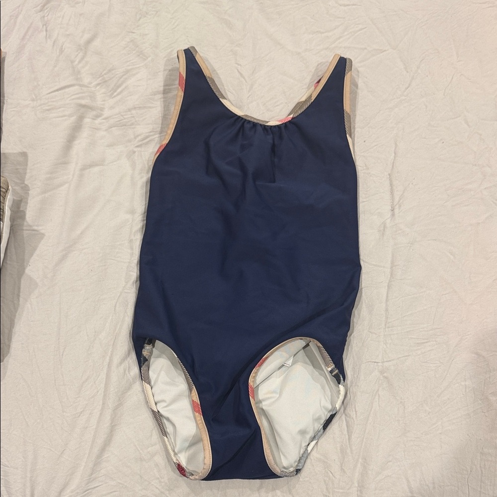 Burberry Navy Blue Kids Bodysuit